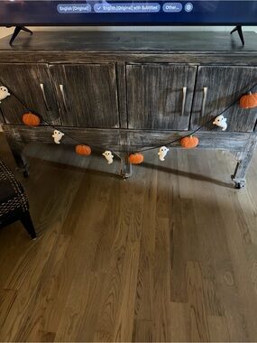 6 ft pumpkin and ghost garland